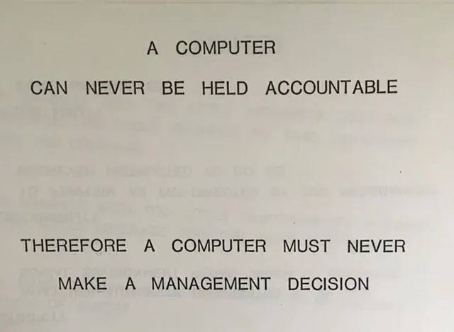 from an IBM training manual, circa 1979